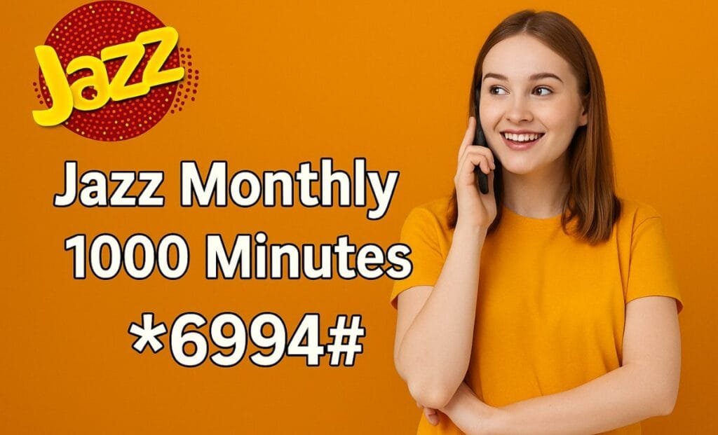 Jazz Monthly Call Package 1000 Minutes Code and Details 