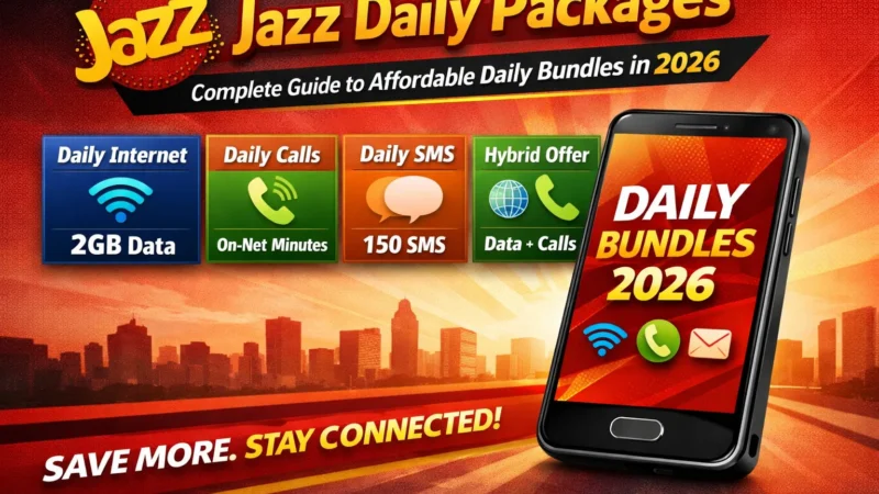 Jazz Daily Internet Package Codes and Prices (2026)