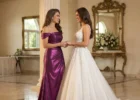 Modern Mother Of The Bride Purple Gown 04