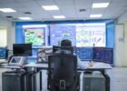 technology - Operator in a modern control room managing technological systems in El Agustino, Lima.