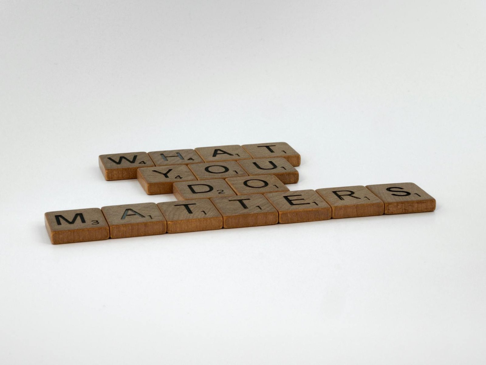 What Is Fintechzoom Image 9220441 what is fintechzoom - Scrabble tiles form the motivational phrase 'What You Do Matters' on a white background.